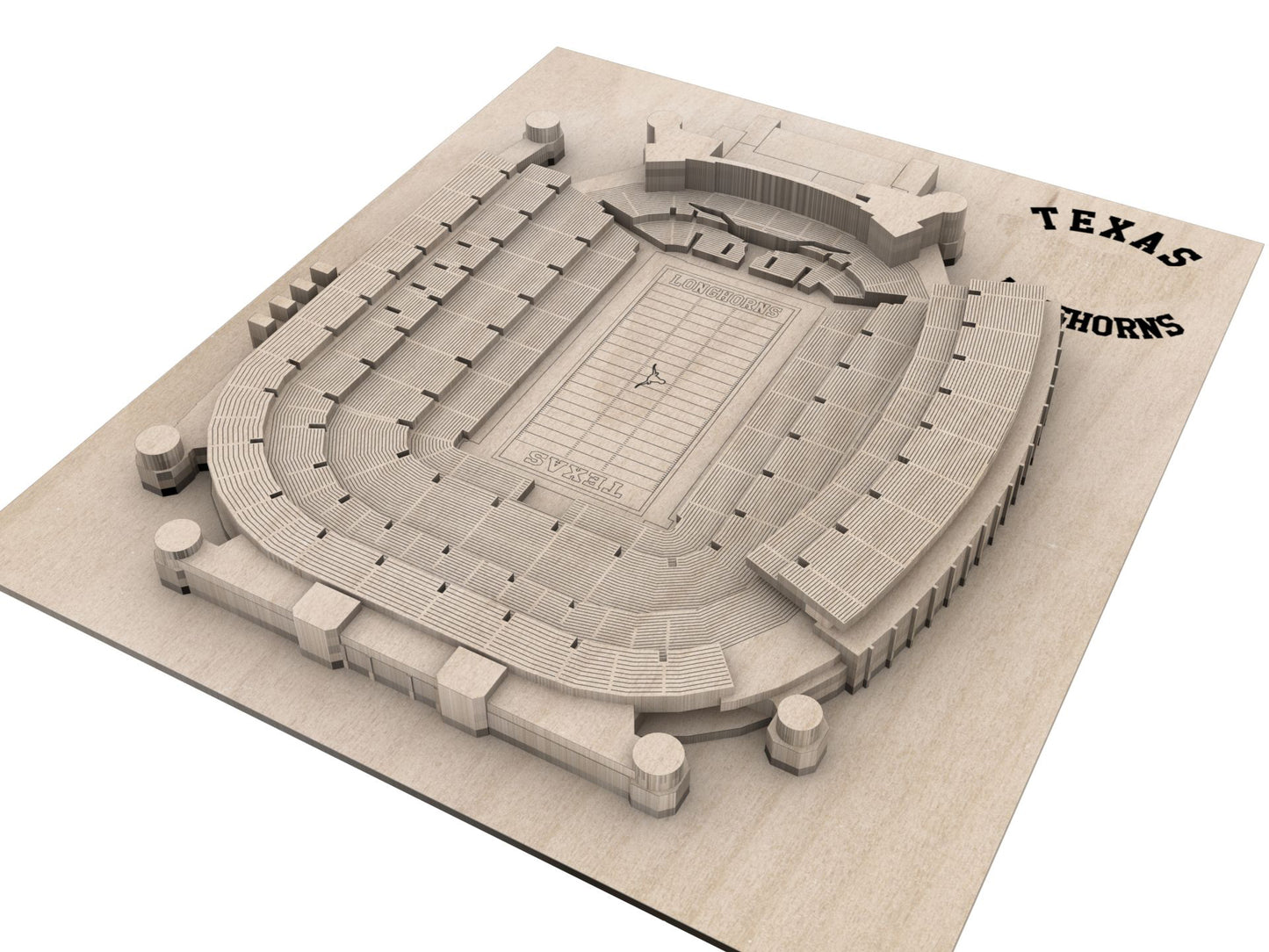 Texas Longhorns 3D