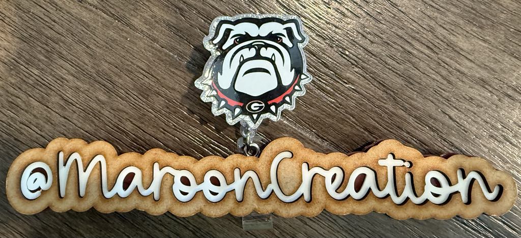 Georgia Bulldog Badge Reels