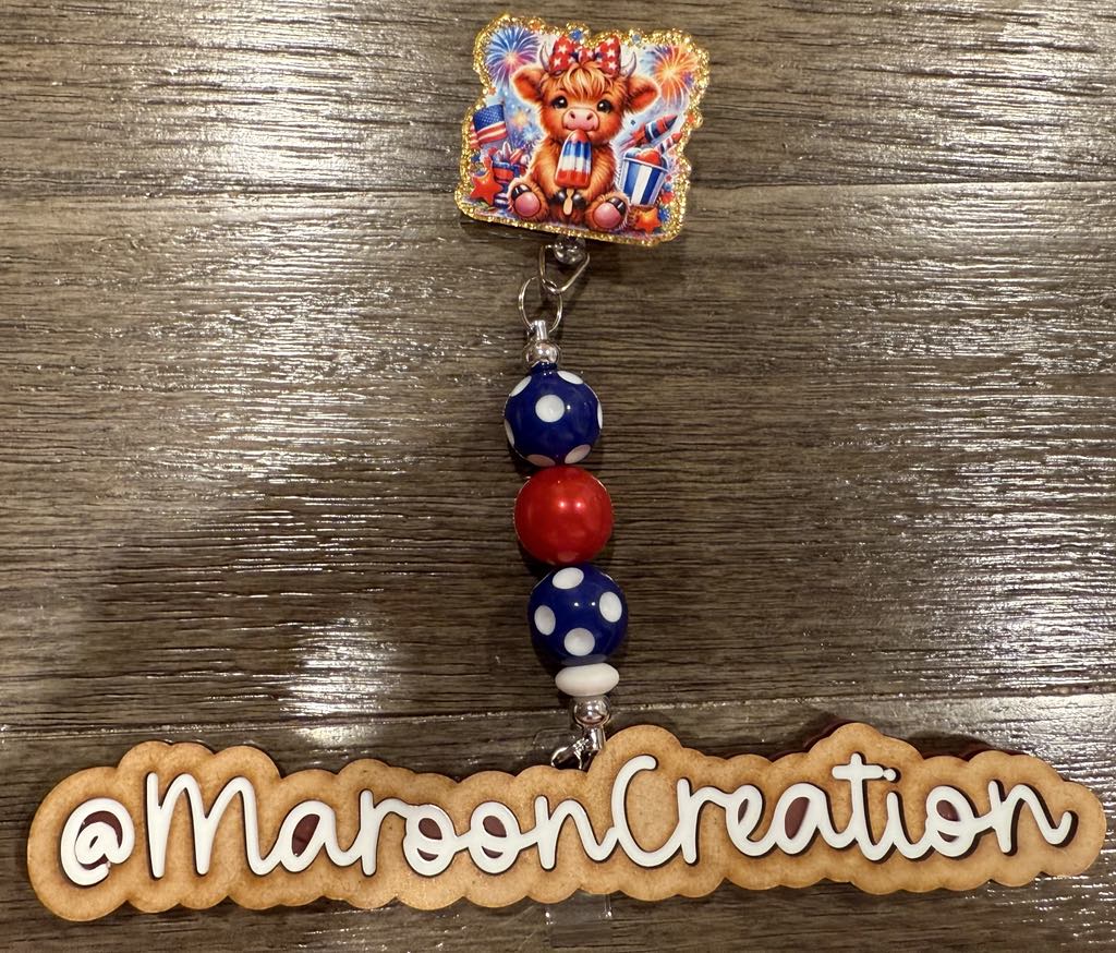 4TH of July Badge Reels