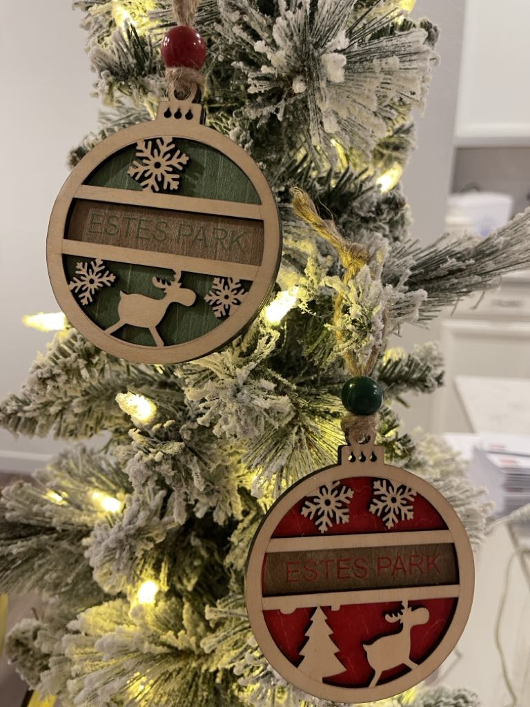 Estes Park Christmas Ornaments