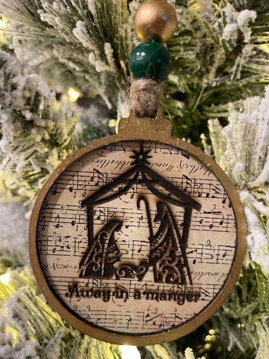 Away in a Manger Ornament