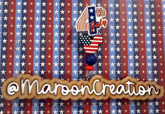 4TH of July Badge Reels