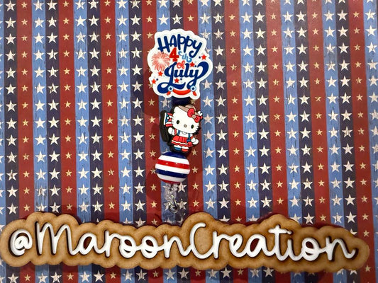 Happy 4th of July Badge Reels