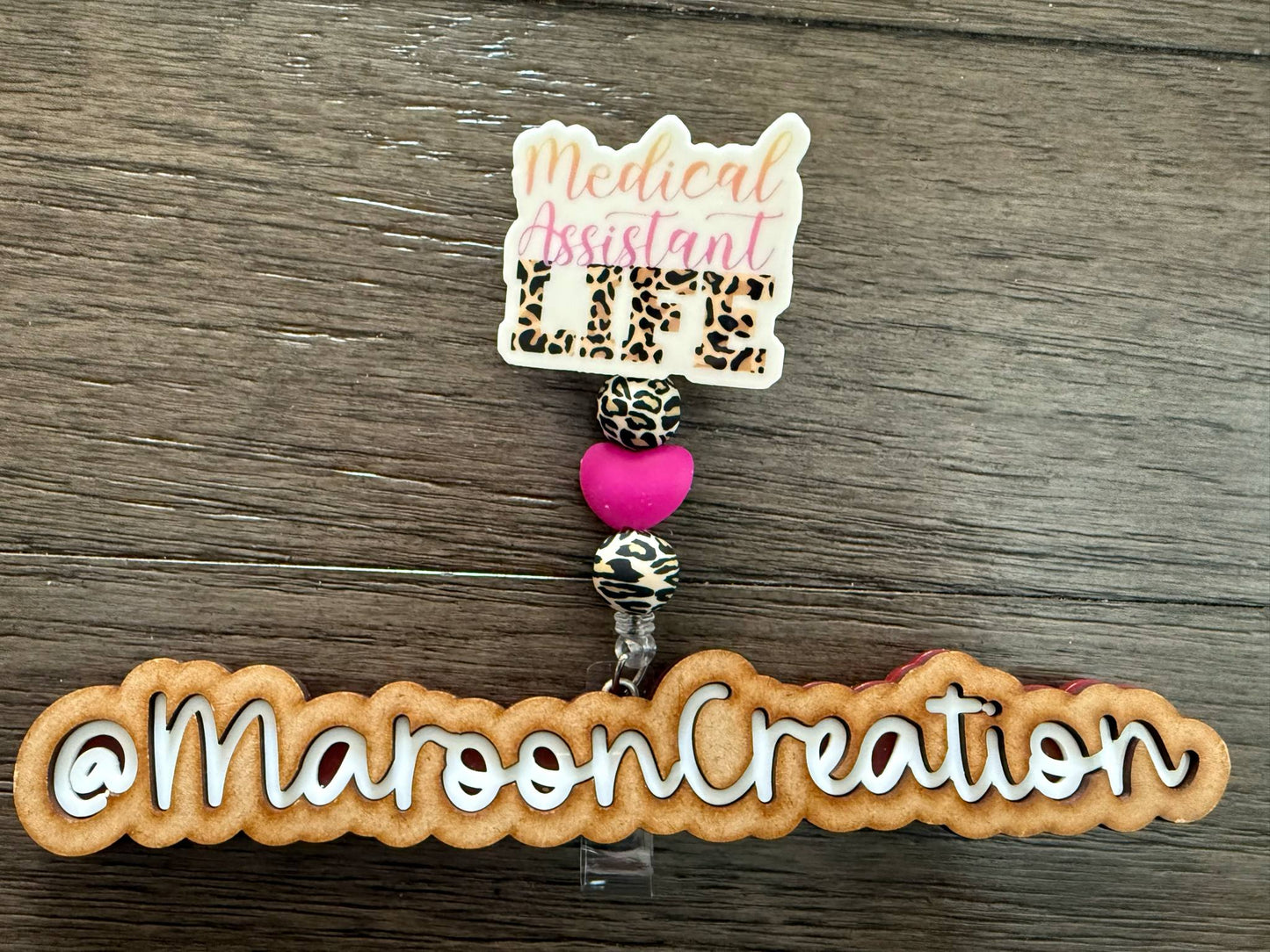 Medical Assistant Life Badge Reels