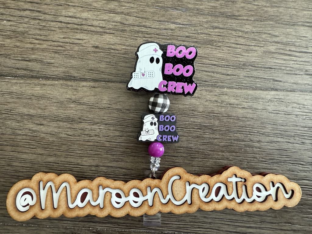 Boo Boo Crew Badge Reels