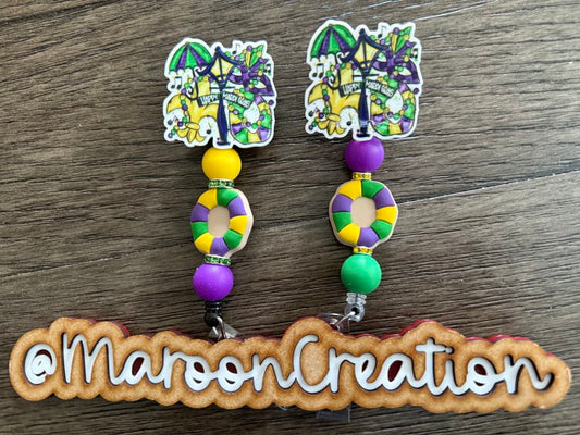 Mardi Gras Badge Reels