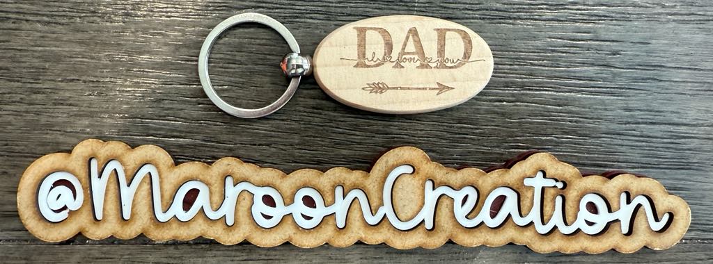 DAD i love you Keychain