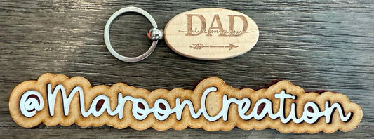 DAD i love you Keychain