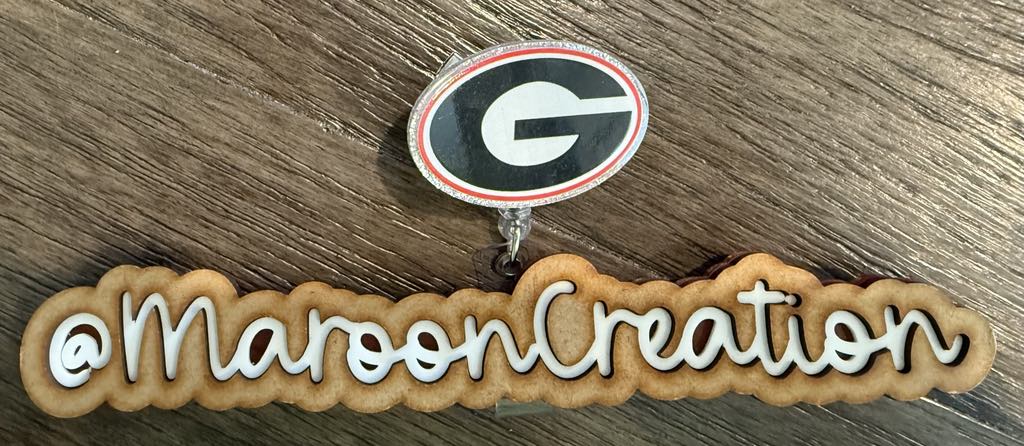 Georgia Bulldog Badge Reels