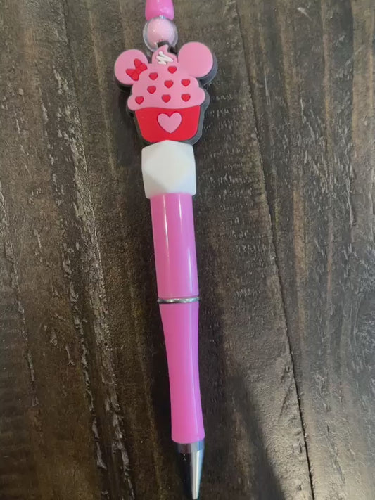 Minnie Mouse Cupcake Pen